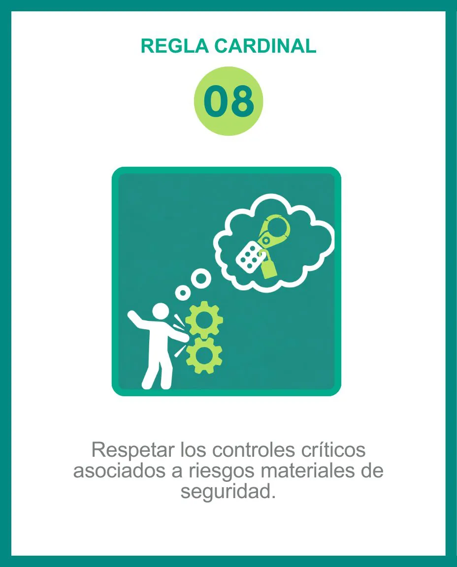 Regla 08: Respetar controles críticos